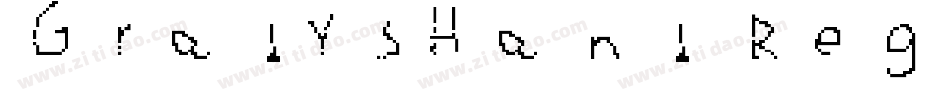 GradysHand Regular字体转换